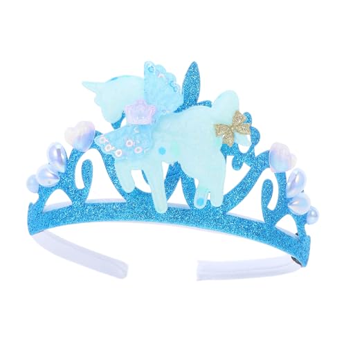 FUNNETOYU Einhorn Krone für Mädchen mit Kristallen Party Stirnband für Cosplay Leicht und Bequem für Kleine Mädchen Sichere Haar Accessoires für Feste FUNNETOYU Einhorn Krone für Mädchen mit Kristallen Party Stirnband für Cosplay Leicht und Bequem für Kleine Mädchen Sichere Haar Accessoires für Feste von FUNNETOYU