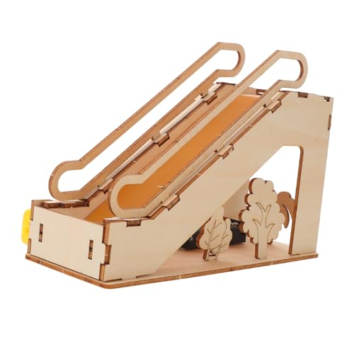 FUNNETOYU Elektrischer DIY Holz Escalator Bausatz Stem Lernspielzeug Mechanisches Wissenschaftsset für Experimentierkasten Technikverständnis und Mechanischem FUNNETOYU Elektrischer DIY Holz Escalator Bausatz Stem Lernspielzeug Mechanisches Wissenschaftsset für Experimentierkasten Technikverständnis und Mechanischem von FUNNETOYU