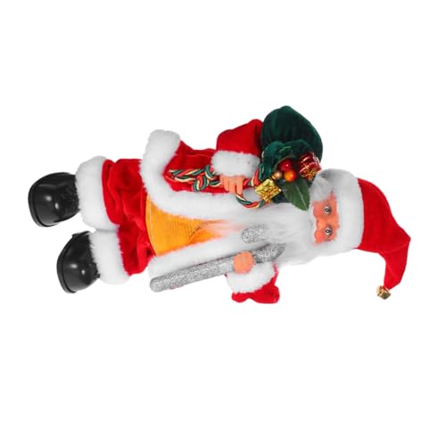 FUNNETOYU Elektrischer Santa mit Musik und Beweglichen Gelenken Interaktiver Weihnachtsmann für Lustige Weihnachtsdeko Sichere Materialien Festliche Partydekoration FUNNETOYU Elektrischer Santa mit Musik und Beweglichen Gelenken Interaktiver Weihnachtsmann für Lustige Weihnachtsdeko Sichere Materialien Festliche Partydekoration von FUNNETOYU