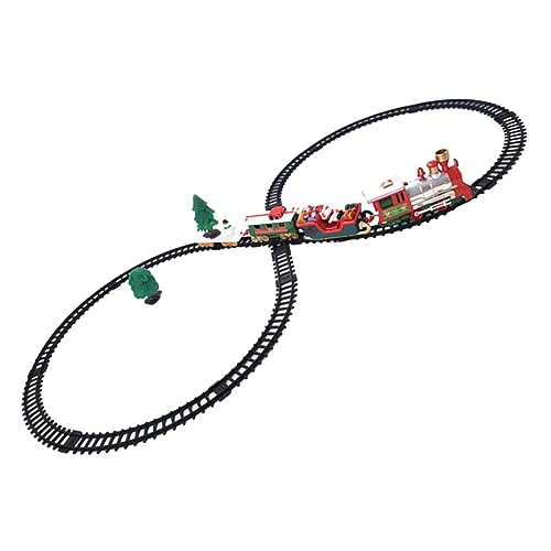 FUNNETOYU Elektrischer Weihnachtszug mit Schienen Lernspielzeug Hand Auge Koordination Motorische Entwicklung Zug mit Track für Indoor und Outdoor Spielspaß FUNNETOYU Elektrischer Weihnachtszug mit Schienen Lernspielzeug Hand Auge Koordination Motorische Entwicklung Zug mit Track für Indoor und Outdoor Spielspaß von FUNNETOYU