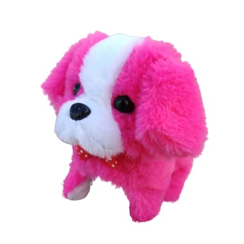FUNNETOYU Elektronischer Hund Plüschspielzeug mit Musikfunktion Interaktives Kuscheltier für Jungen Mädchen Zufällige Farbe Realistisches Lebensnahes Smart Toy für Junge Zufällige Farbe von FUNNETOYU