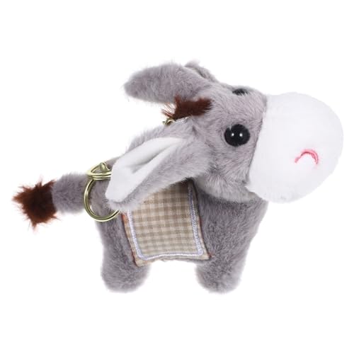 FUNNETOYU Esel Schlüsselanhänger Weicher Tier Schlüsselanhänger Mini Esel Ornamente Plüschtiere Schlüsselanhänger Dekoratives Plüschtier Tierpuppe Schlüsselanhänger Plüsch FUNNETOYU Esel Schlüsselanhänger Weicher Tier Schlüsselanhänger Mini Esel Ornamente Plüschtiere Schlüsselanhänger Dekoratives Plüschtier Tierpuppe Schlüsselanhänger Plüsch von FUNNETOYU