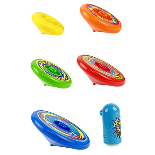 FUNNETOYU Farbige Stapelbare Kreiselspielzeuge für Interessantes Gyro für Jungen und Mädchen mit und Starter Zufällige Farben Zufällige Farbe Zufällige Farbe von FUNNETOYU