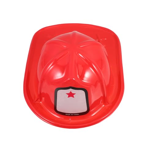 FUNNETOYU Feuerwehrhelm aus Stabilem Leicht und Bequem für Rollenspiele und Kostümpartys Kreatives Design Geeignet für Jungen und Mädchen für Bühnenauftritte und Halloween von FUNNETOYU