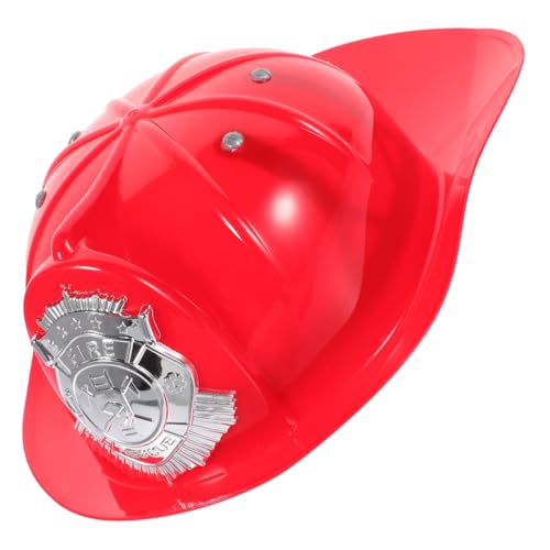 FUNNETOYU Feuerwehrhelm für Verstellbarer Kunststoff Feuerwehrmann Hut für Kostümpartys Cosplay Halloween und Themenfeiern Leicht und Langlebig Accessoire für Jungen und Mädchen FUNNETOYU Feuerwehrhelm für Verstellbarer Kunststoff Feuerwehrmann Hut für Kostümpartys Cosplay Halloween und Themenfeiern Leicht und Langlebig Accessoire für Jungen und Mädchen von FUNNETOYU