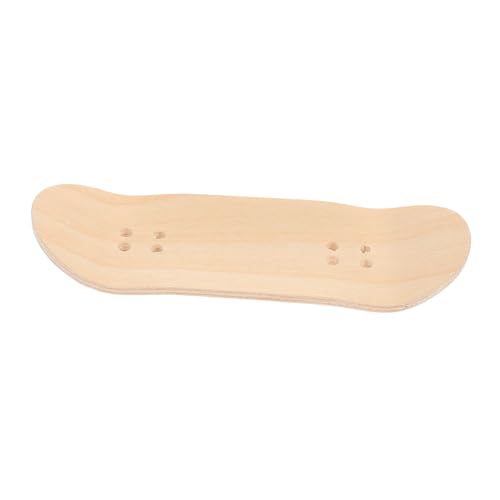FUNNETOYU Finger Skateboard Deck aus Langlebigem Ahornholz Blankes Natürliches Holzfinish Ersatzplatte für Fingerboard Skateboard Enthusiasten Inklusive Werkzeug für Einfache Montage und FUNNETOYU Finger Skateboard Deck aus Langlebigem Ahornholz Blankes Natürliches Holzfinish Ersatzplatte für Fingerboard Skateboard Enthusiasten Inklusive Werkzeug für Einfache Montage und von FUNNETOYU