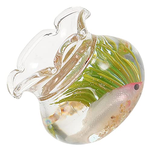 FUNNETOYU Fischtank Modell Aquarium für Puppenhaus Dekoratives Zubehör für Miniaturgärten und Häuser Zufällige Farben Exquisites Design und Verarbeitung FUNNETOYU Fischtank Modell Aquarium für Puppenhaus Dekoratives Zubehör für Miniaturgärten und Häuser Zufällige Farben Exquisites Design und Verarbeitung von FUNNETOYU