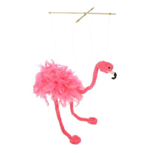 FUNNETOYU Flamingo Tierpuppe Marionette aus Plüsch Lustige Marionetten für Aufführungen und Spiele Interaktive Deko für Partys und Wohnräume Leuchtenden Farben Leicht FUNNETOYU Flamingo Tierpuppe Marionette aus Plüsch Lustige Marionetten für Aufführungen und Spiele Interaktive Deko für Partys und Wohnräume Leuchtenden Farben Leicht von FUNNETOYU