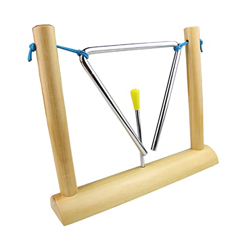 FUNNETOYU Frühkindliches Percussion Instrument Dreiecksglocken für Musikunterricht im Kindergarten Lernspielzeug für Jungen und Mädchen Fördert Musikalität und Koordination von FUNNETOYU