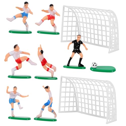 FUNNETOYU Fußball Team Cake Decorations Tore Spieler Schiedsrichter Hochwertige Tortendeko für Partys Feiern für Fußballmottos und Geburtstagskuchen FUNNETOYU Fußball Team Cake Decorations Tore Spieler Schiedsrichter Hochwertige Tortendeko für Partys Feiern für Fußballmottos und Geburtstagskuchen von FUNNETOYU