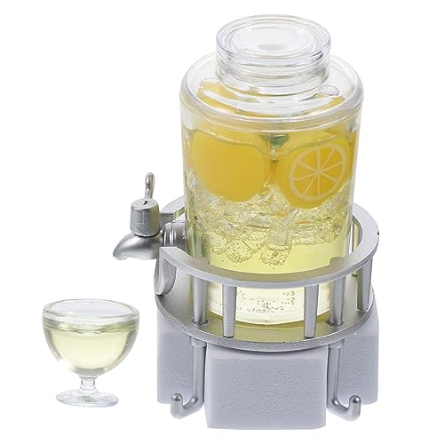 FUNNETOYU Getränkespender Modell für Puppenhaus Lemon Juice Barrel Figurine Realistische Dekoration für Mini und Bastelprojekte Verarbeitung und Sicheres FUNNETOYU Getränkespender Modell für Puppenhaus Lemon Juice Barrel Figurine Realistische Dekoration für Mini und Bastelprojekte Verarbeitung und Sicheres von FUNNETOYU