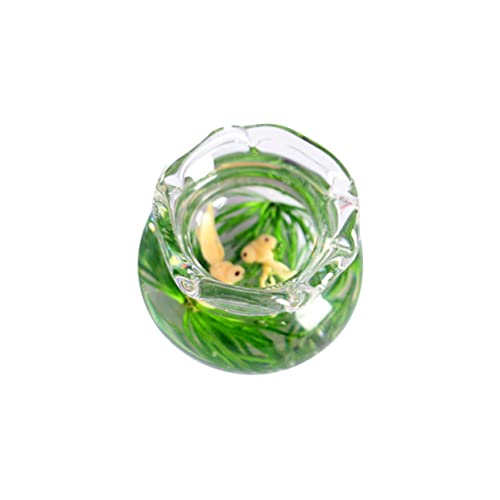 FUNNETOYU Glas Goldfischglas Auto Ornament Miniatur Fischglas Ornament Mikro Landschafts Ornament Mini Aquarium Puppenhaus Zubehör Mini Für Puppenmöbel Dekoration Gelb FUNNETOYU Glas Goldfischglas Auto Ornament Miniatur Fischglas Ornament Mikro Landschafts Ornament Mini Aquarium Puppenhaus Zubehör Mini Für Puppenmöbel Dekoration Gelb von FUNNETOYU