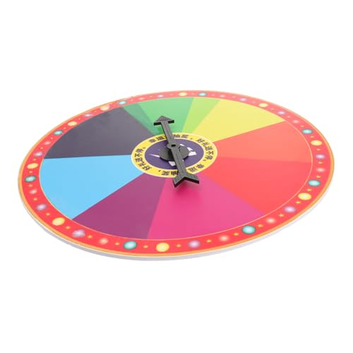 FUNNETOYU Glücksspiel Wandspiel Preisrad Tragbares Drehrad für Partys Klassenzimmer Karneval Verlosung Spiel von FUNNETOYU