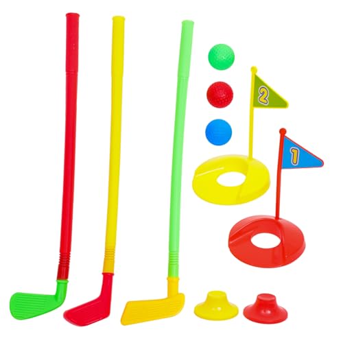 FUNNETOYU Golfspiel Set aus Robustem mit Bunten Golfbällen und Schlägern für Anfänger Pädagogisches Outdoor zur Motorischer Fähigkeiten und Spaß im Freien FUNNETOYU Golfspiel Set aus Robustem mit Bunten Golfbällen und Schlägern für Anfänger Pädagogisches Outdoor zur Motorischer Fähigkeiten und Spaß im Freien von FUNNETOYU
