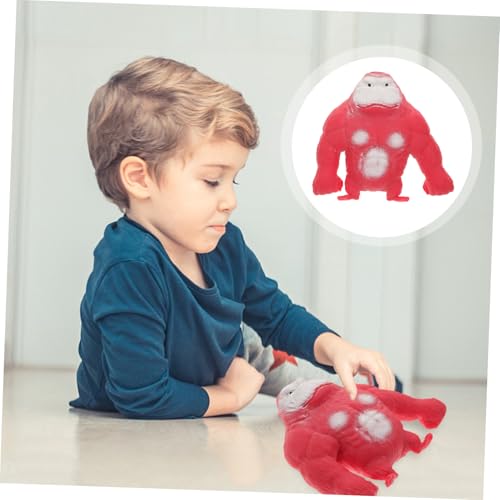 FUNNETOYU Gorilla Figur Stressabbau aus Weichem TPR Material Kleiner Roter Squeeze AFFE Sensorisches für Freizeit Langlebig und Taktil Entspannungs Geschenkspielzeug FUNNETOYU Gorilla Figur Stressabbau aus Weichem TPR Material Kleiner Roter Squeeze AFFE Sensorisches für Freizeit Langlebig und Taktil Entspannungs Geschenkspielzeug von FUNNETOYU