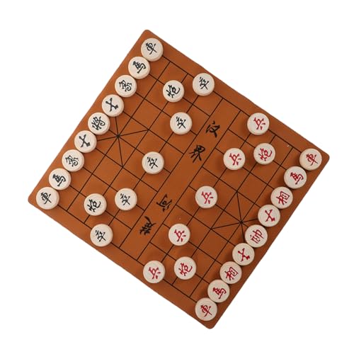 FUNNETOYU Großes Chinesisches Holz Schachset mit Tragbarem Schachbrett Kreatives Storytime Schachspiel für Anfänger Langlebiges Holzmaterial für Reisen und Denkförderung FUNNETOYU Großes Chinesisches Holz Schachset mit Tragbarem Schachbrett Kreatives Storytime Schachspiel für Anfänger Langlebiges Holzmaterial für Reisen und Denkförderung von FUNNETOYU