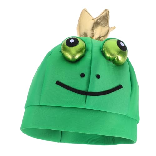 FUNNETOYU Grüner Froschkopf Haarreif für Erwachsene Niedlicher Party Foto Requisit Hut Leichter und Bequemer Frosch Kostümhut für Halloween Fasching Bühnenauftritte und Cosplay FUNNETOYU Grüner Froschkopf Haarreif für Erwachsene Niedlicher Party Foto Requisit Hut Leichter und Bequemer Frosch Kostümhut für Halloween Fasching Bühnenauftritte und Cosplay von FUNNETOYU