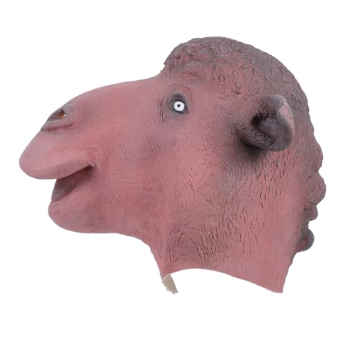 FUNNETOYU Halloween Cosplay Tierkopfmaske Kamel Vollgesichtsmaske Leicht Bequem Für Kostümparty Karneval Partyzubehör von FUNNETOYU