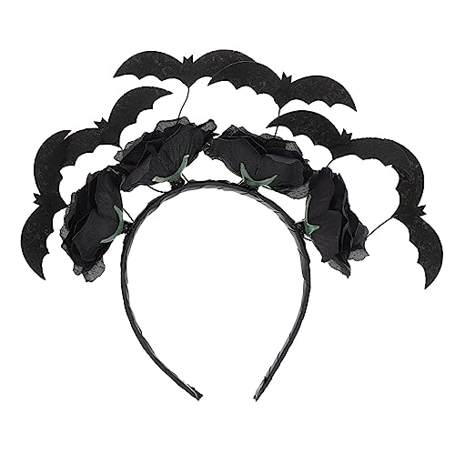 FUNNETOYU Halloween Haarreif Fledermaus Design Weicher für Komfort Verstellbar für Erwachsene Kostümaccessoire und Partydeko für Halloween Kostüme und Cosplay FUNNETOYU Halloween Haarreif Fledermaus Design Weicher für Komfort Verstellbar für Erwachsene Kostümaccessoire und Partydeko für Halloween Kostüme und Cosplay von FUNNETOYU