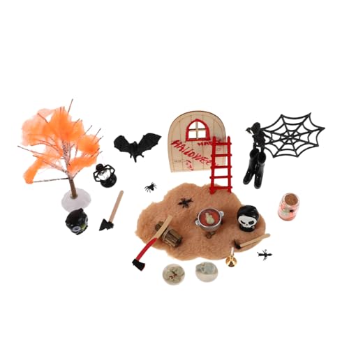 FUNNETOYU Halloween Miniature Dollhouse Dekoration Detaillierte Mini-Figuren für Miniatur-dörfer Vielseitig Einsetzbar für Halloween-Partys Hexengärten und Gruselige Szenen Kreatives FUNNETOYU Halloween Miniature Dollhouse Dekoration Detaillierte Mini-Figuren für Miniatur-dörfer Vielseitig Einsetzbar für Halloween-Partys Hexengärten und Gruselige Szenen Kreatives von FUNNETOYU