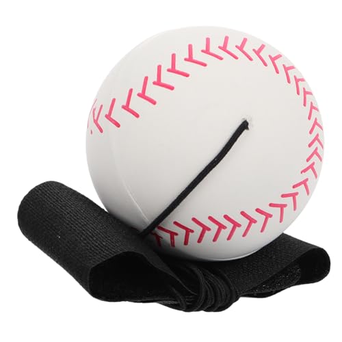 FUNNETOYU Handgelenk Rebound Ball mit Elastischem Gummiband und Verstellbarer Schnur Trainingsball für Hand und Fingerstärkung Geeignet für Fitness Sport und Hand Augen Koordination Tragbar von FUNNETOYU