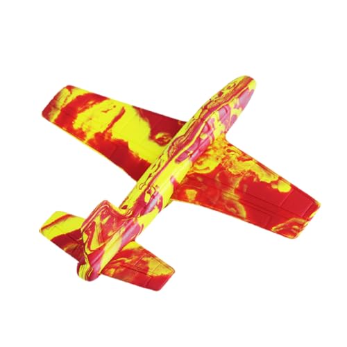 FUNNETOYU Handgeworfenes Spielzeugflugzeug aus Flexiblem Eva Bunter Segelflieger für Fördert Kreativität und Geschicklichkeit für Outdoor Spiel und Luftfahrtthemen Partys Zufällige Farbe von FUNNETOYU