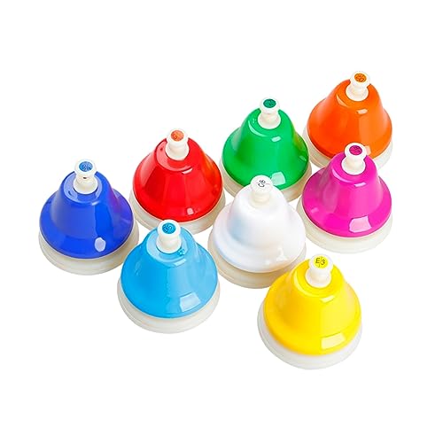 FUNNETOYU Handglocken für Musikalisches Percussion Instrument Pädagogisches für Vorschule und Kindergarten Fördert und Gedächtnisentwicklung Farbenfroh und Leicht FUNNETOYU Handglocken für Musikalisches Percussion Instrument Pädagogisches für Vorschule und Kindergarten Fördert und Gedächtnisentwicklung Farbenfroh und Leicht von FUNNETOYU