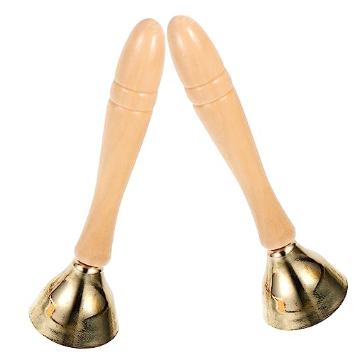 FUNNETOYU Handglocken für Percussion Instrument mit Holzgriff Geeignet für Drinnen und Draußen Fördert Rhythmusgefühl und Kreativität als zur Babyparty Geburtstag FUNNETOYU Handglocken für Percussion Instrument mit Holzgriff Geeignet für Drinnen und Draußen Fördert Rhythmusgefühl und Kreativität als zur Babyparty Geburtstag von FUNNETOYU