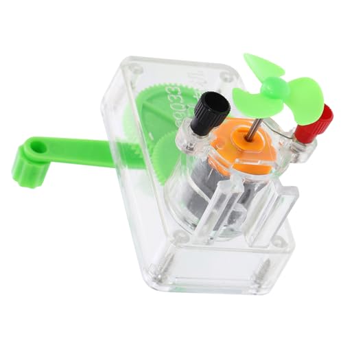 FUNNETOYU Handkurbel Generator DIY Bausatz für Wissenschaftliches Experiment Stromerzeugung Physik Lernspielzeug Sicher und Tragbar für Grundschule Kindergarten von FUNNETOYU