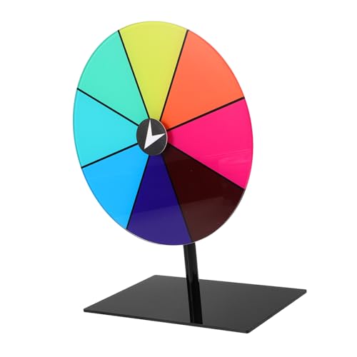 FUNNETOYU Heavy Duty Drehbares Preisrad mit Farbigen Slots Abwischbare DIY oberfläche Multifunktionales Karnevals Partyspiel für Schule Familie und Events von FUNNETOYU