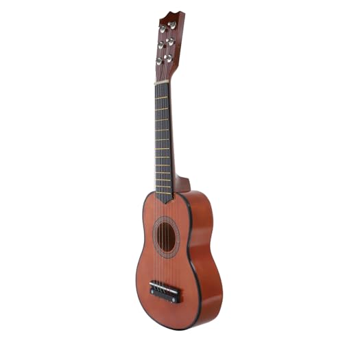 FUNNETOYU Hölzerne Gitarre Akustische Gitarre für Anfänger Bildungsspielzeug aus Holz Musikinstrument für Jungen und Kreatives zur Musikförderung FUNNETOYU Hölzerne Gitarre Akustische Gitarre für Anfänger Bildungsspielzeug aus Holz Musikinstrument für Jungen und Kreatives zur Musikförderung von FUNNETOYU