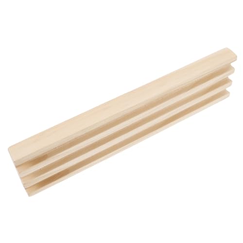 FUNNETOYU Holz Domino Halter für Dominosteine Multifunktionale Präsentationsbasis Stabile und Kreative Spielunterlage für Familien und Freundesabende Fördert Kreativität von FUNNETOYU