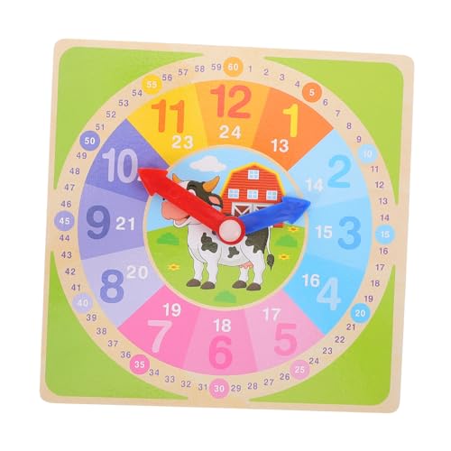 FUNNETOYU Holz Lernuhr für Bunte Zahlen Lernspielzeug Fördert Zeitverständnis Hand Auge Koordination Kreative Lernuhr Pädagogisches zur Geistigen Entwicklung FUNNETOYU Holz Lernuhr für Bunte Zahlen Lernspielzeug Fördert Zeitverständnis Hand Auge Koordination Kreative Lernuhr Pädagogisches zur Geistigen Entwicklung von FUNNETOYU