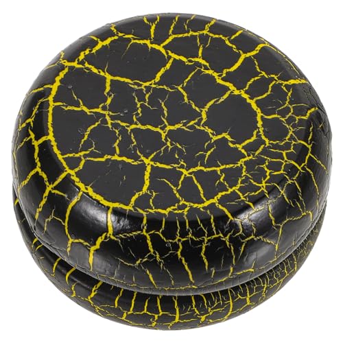 FUNNETOYU Holz Yo yo mit Rissmuster Fördert Fingerfertigkeit und Hand Auge koordination Tragbarer Holz String Ball für Ab Jahren Pädagogisches Lernspielzeug von FUNNETOYU