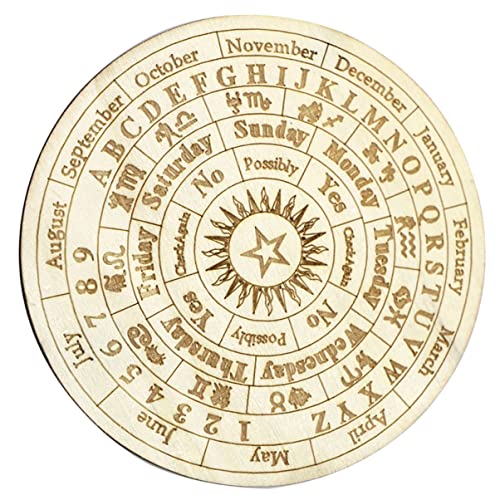 FUNNETOYU Holzdekorplatte Wünschelrute Hexerei Dekorative Schneidebretter Spiritboard Klein Wahrsagetafel Mit Geschnitztem Muster Astrologie Servierdekor Weissagungszubehör Buchsbaum Beige FUNNETOYU Holzdekorplatte Wünschelrute Hexerei Dekorative Schneidebretter Spiritboard Klein Wahrsagetafel Mit Geschnitztem Muster Astrologie Servierdekor Weissagungszubehör Buchsbaum Beige von FUNNETOYU