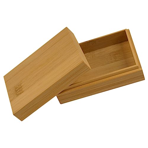 FUNNETOYU Holzkarten Aufbewahrungsbox Praktischer Kartencontainer für Poker Kartenspiele Robuste Einfach zu Reinigende Holzbox für Aufbewahrung von Spielkarten Vielseitig Einsetzbar und von FUNNETOYU