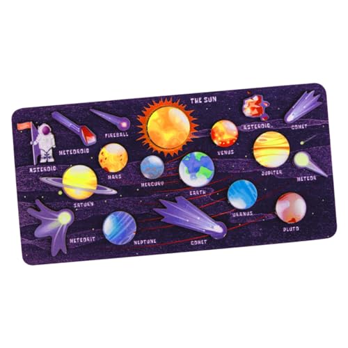 FUNNETOYU Holzpuzzle Solar System für Planeten Lernspiel Pädagogisches Weltraum Formen Matching Fördert Logisches Denken und Feinmotorik Farbenfrohes Montessori Planetenset FUNNETOYU Holzpuzzle Solar System für Planeten Lernspiel Pädagogisches Weltraum Formen Matching Fördert Logisches Denken und Feinmotorik Farbenfrohes Montessori Planetenset von FUNNETOYU