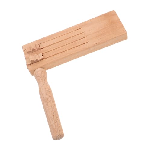 FUNNETOYU Holzratsche Doppelreihig Natürliche Holzmaterialien Musikalisches Lernspielzeug für Fördert Rhythmus Hand Auge Koordination Geeignet für Feste Spiele Frühe Bildung FUNNETOYU Holzratsche Doppelreihig Natürliche Holzmaterialien Musikalisches Lernspielzeug für Fördert Rhythmus Hand Auge Koordination Geeignet für Feste Spiele Frühe Bildung von FUNNETOYU
