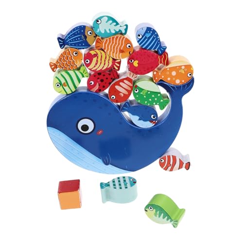 FUNNETOYU Holzspielzeug Balancierspiel mit Niedlichen Tiermotiven Fördert Hand Auge koordination und Logisches Denken Interaktives Lernspielzeug für Kleinkinder und Familien Langlebig und von FUNNETOYU