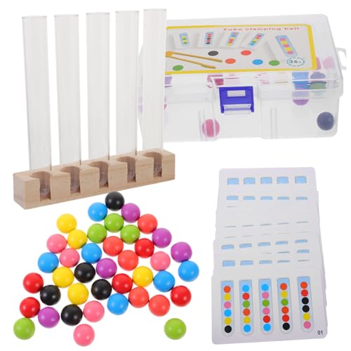 FUNNETOYU Holzspielzeug Lernspielzeug mit Greifzange und Perlen Montessori Motorikspiel für Farbenfrohes Frühpädagogisches zur Hand Auge Koordination und Farberkennung für Kleinkinder FUNNETOYU Holzspielzeug Lernspielzeug mit Greifzange und Perlen Montessori Motorikspiel für Farbenfrohes Frühpädagogisches zur Hand Auge Koordination und Farberkennung für Kleinkinder von FUNNETOYU