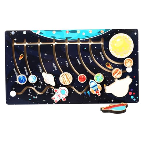 FUNNETOYU Holzspielzeug Sonnensystem Puzzle Planeten Lernspielzeug für Vorschule Fördert Kreativität Hand Auge Koordination Pädagogisches Montessori Holzpuzzle FUNNETOYU Holzspielzeug Sonnensystem Puzzle Planeten Lernspielzeug für Vorschule Fördert Kreativität Hand Auge Koordination Pädagogisches Montessori Holzpuzzle von FUNNETOYU