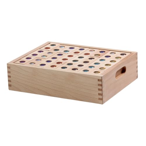 FUNNETOYU Holzspielzeug für Fingertip Puzzle Bauspielzeug aus Holz Diamant Form Lernspielzeug Kreativität Gedächtnis und Praktischen Fähigkeiten von FUNNETOYU
