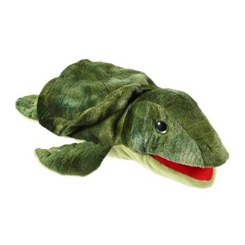 FUNNETOYU Interaktive Handpuppe Schildkröte Aus Lustiges Kinderspielzeug Für Geschichten Und Rollenspiele Tierische Fingerpuppe von FUNNETOYU