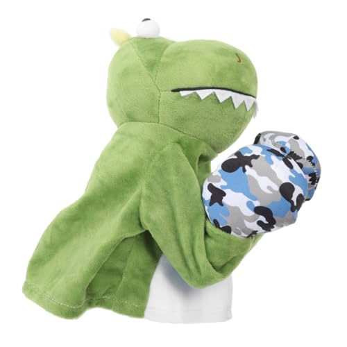 FUNNETOYU Interaktive Handpuppenspielzeug Kleinkind handpuppen Panzerpuppe süßes kreatives für Tierpuppe Interaktives Geschichtenerzählende Handpuppen Stoff Grün von FUNNETOYU