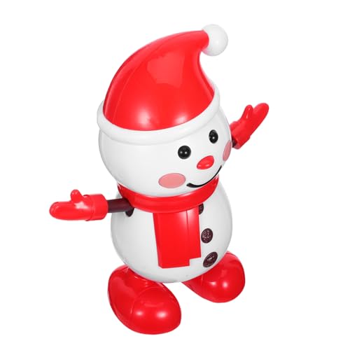 FUNNETOYU Interaktiver Tanzender Schneemann aus Kunststoff Batteriebetrieben ohne Batterien Weihnachtsdekoration für Festliche Partygeschenke Langlebige Winter und Feiertagsfigur von FUNNETOYU