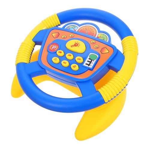 FUNNETOYU Interaktives Lenkradspielzeug für Junge Mädchen Drehbar mit Licht und Musik für Kinderwagen und Autositz Pädagogisches Rollenspielzeug für Kleinkinder Fördert Kreativität und FUNNETOYU Interaktives Lenkradspielzeug für Junge Mädchen Drehbar mit Licht und Musik für Kinderwagen und Autositz Pädagogisches Rollenspielzeug für Kleinkinder Fördert Kreativität und von FUNNETOYU