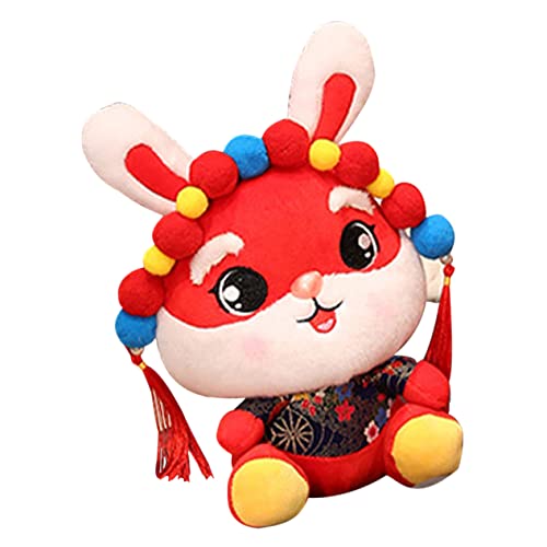 FUNNETOYU Jahr des Kaninchens Plüsch Puppe Spielzeugplüsch Karikatur hasenfigur hasenkuscheltiere Hasen stofftier Kaninchen-Maskottchen- Kaninchen-Maskottchen-Puppe kurzer Plüsch FUNNETOYU Jahr des Kaninchens Plüsch Puppe Spielzeugplüsch Karikatur hasenfigur hasenkuscheltiere Hasen stofftier Kaninchen-Maskottchen- Kaninchen-Maskottchen-Puppe kurzer Plüsch von FUNNETOYU