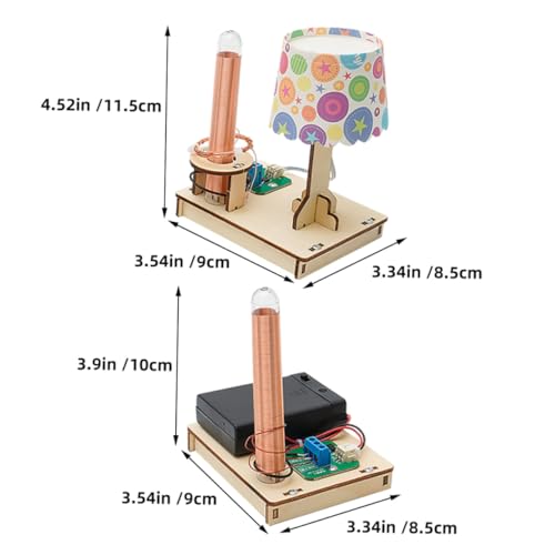 FUNNETOYU Kabelloses DIY Tischlampen bausatz Elektronik Lernspielzeug Stem Experiment für Schüler Anfänger Pädagogisches Wissenschafts Kritischen Denkens und Technikverständnis von FUNNETOYU