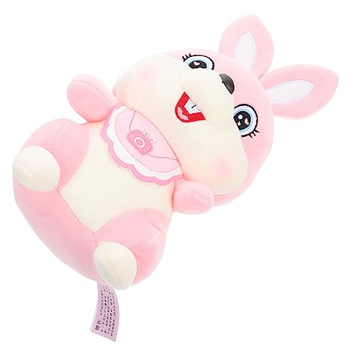 FUNNETOYU Kaninchen Plüschtier Kuscheltiere Für Kindergeschenke Kuschelhase Kindergeschenke Für Cartoon Plüschkaninchen Dekoratives Kuschelkaninchen von FUNNETOYU