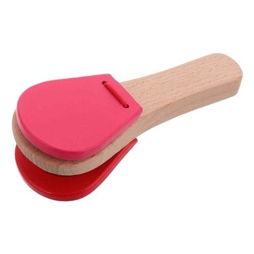 FUNNETOYU Kastagnetten mit Langem Griff Ergonomisch Geformt Kindersicherer Percussion Schlaginstrument Fördert Rhythmus und Musikalische Entwicklung Orff Musikinstrument für Junge Mädchen FUNNETOYU Kastagnetten mit Langem Griff Ergonomisch Geformt Kindersicherer Percussion Schlaginstrument Fördert Rhythmus und Musikalische Entwicklung Orff Musikinstrument für Junge Mädchen von FUNNETOYU